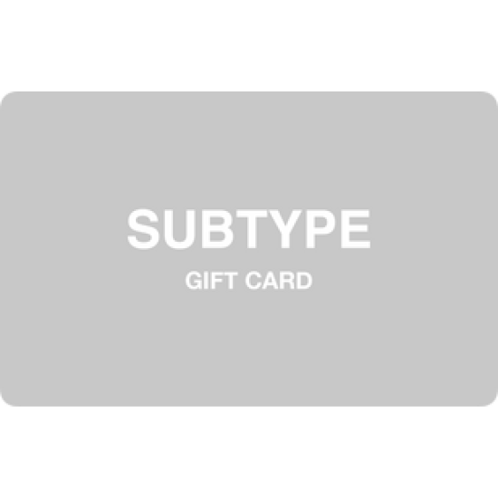 Subtype eGift Card - $250