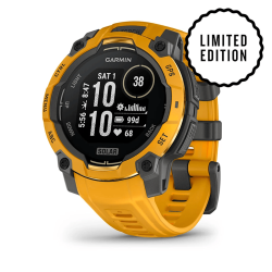 Garmin Instinct® 3 - 45mm Solar Sunburst with Sunburst/Grey Band